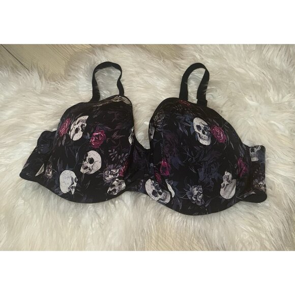 Torrid Curve 360 Back Smoothing Lightly Lined Full Coverage Balconette Bra 44D - Picture 1 of 7